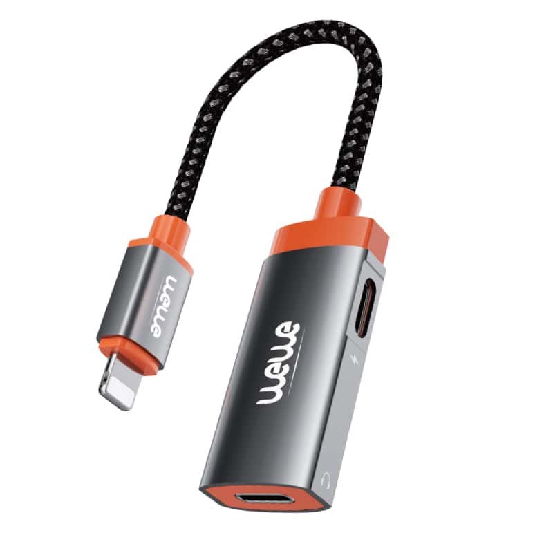 2 in 1 Cable + Adapter (Lightning)