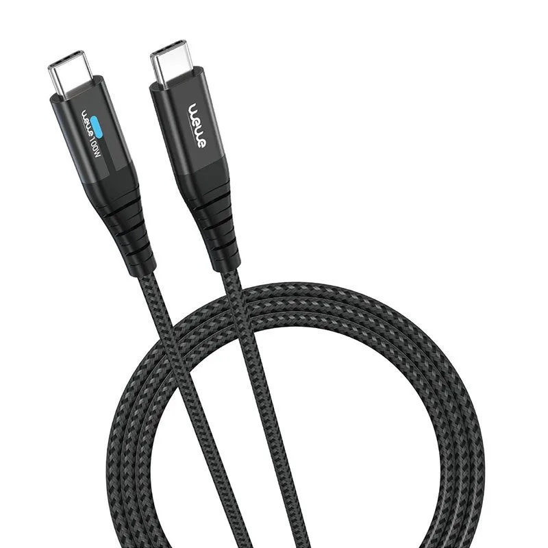 100W Type-C to Type-C charging cable, 1.2 meters long