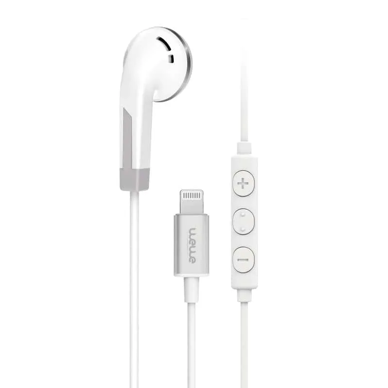 MFi certified mono headset for Apple Lightning devices