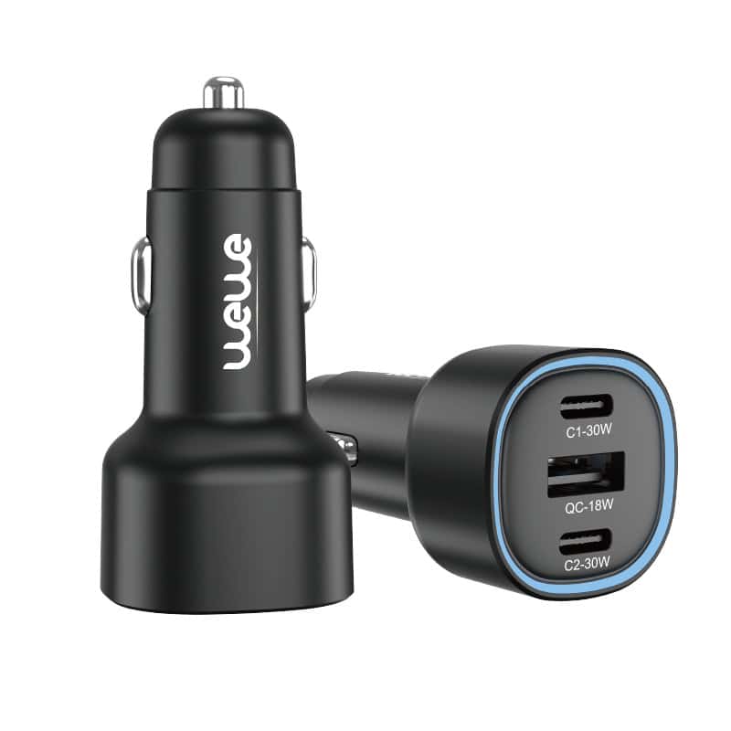 60W Fast Car Cigarette Lighter Charger