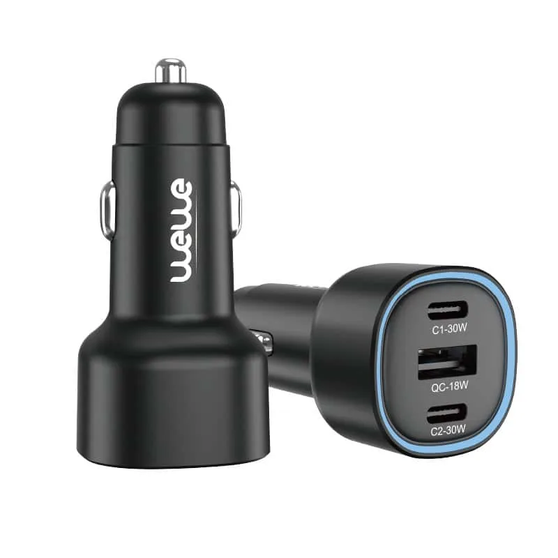 60W Fast Car Cigarette Lighter Charger