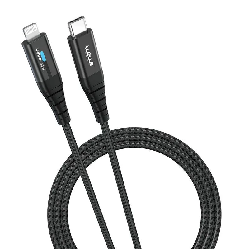30W Type-C to Lightning charging cable