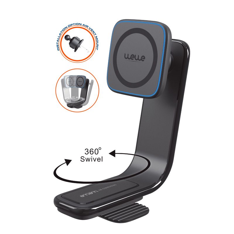 Phone holder + 15W wireless charging (MagSafe) 360 degrees