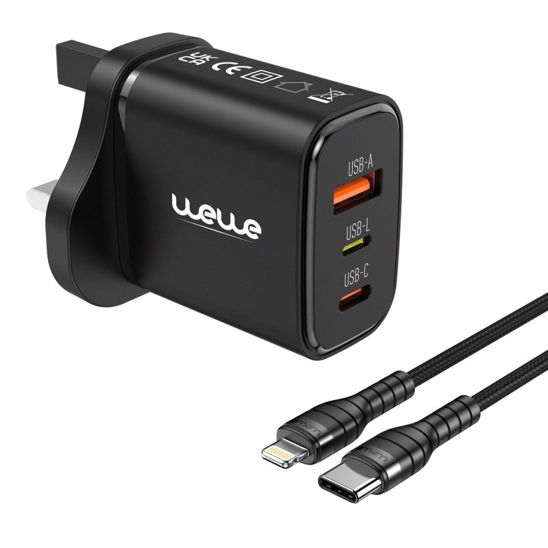 Fast charger with new technology, 38W power and PD feature