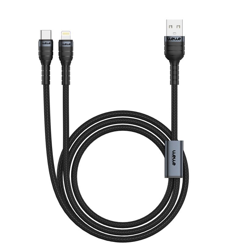 2-in-1 Type-C + Lightning Cable