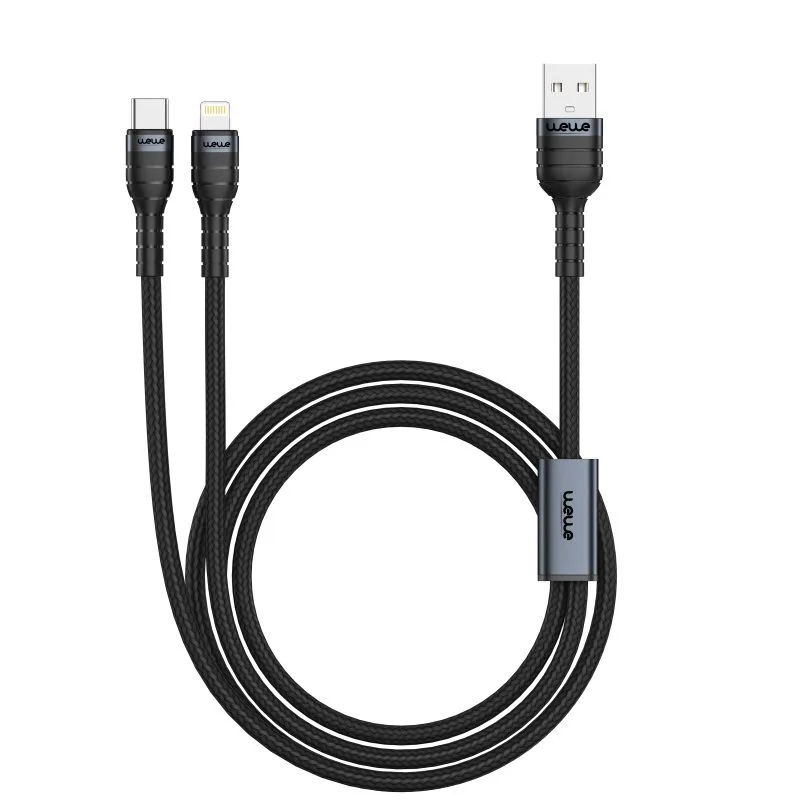 2-in-1 Type-C + Lightning Cable