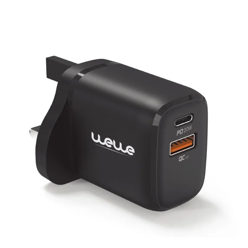 20W fast charger with PD technology