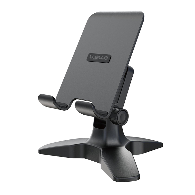 Adjustable desktop phone holder