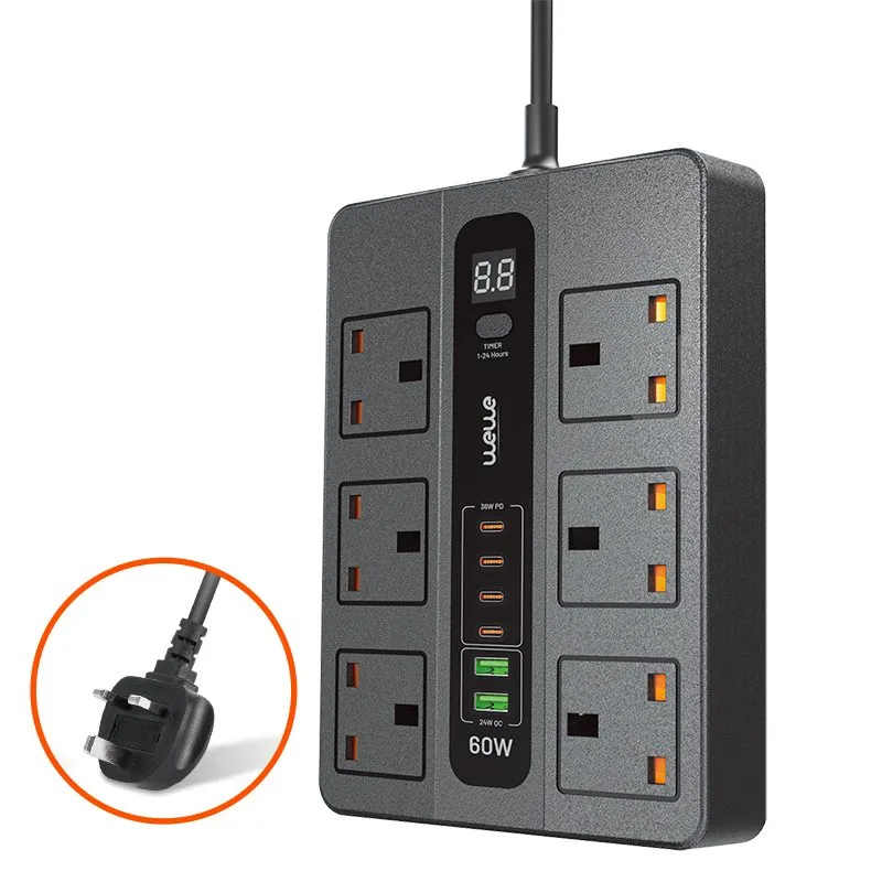 Power strip + 65W fast charger